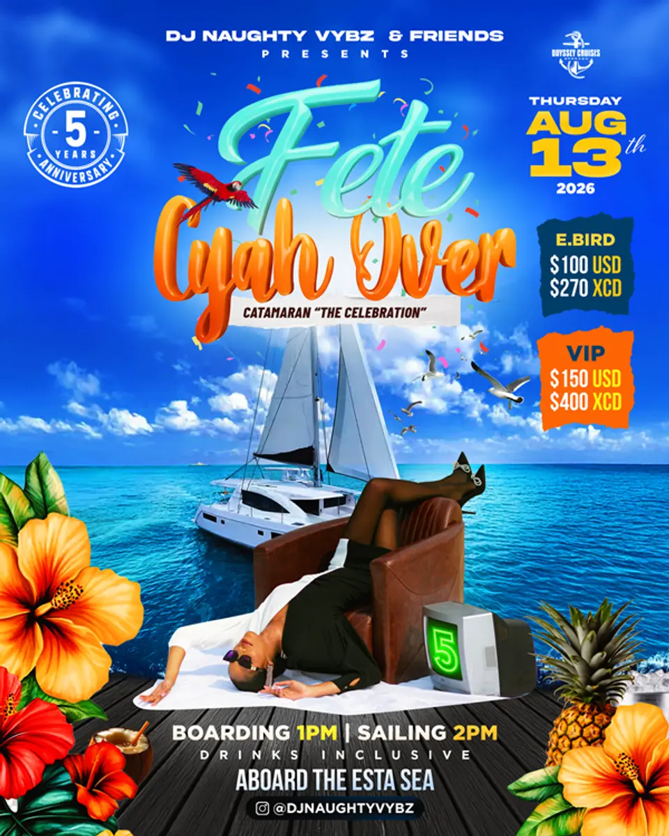 Fete Cyah Over flyer or graphic.