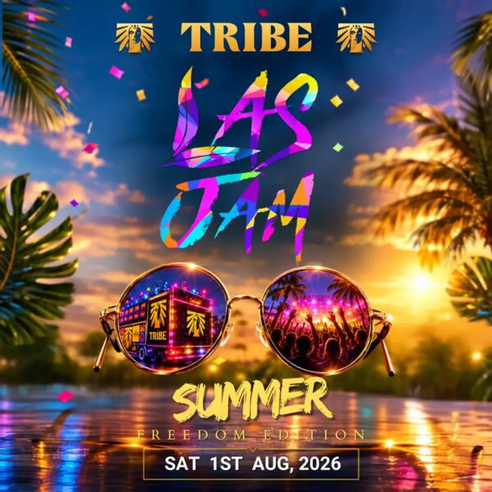 TRIBE Las Jam Summer flyer or graphic.