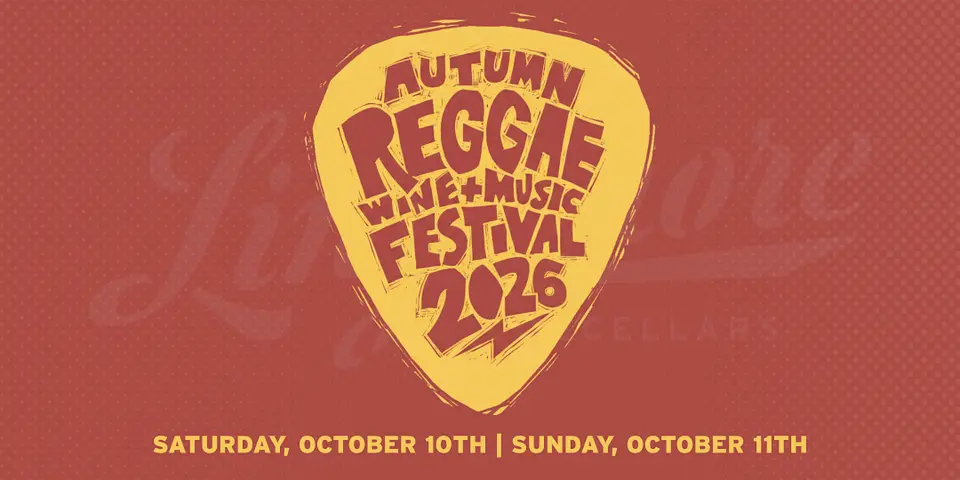 Autumn Reggae Wine & Music Festival 2026 | Linganore Winecellars flyer or graphic.