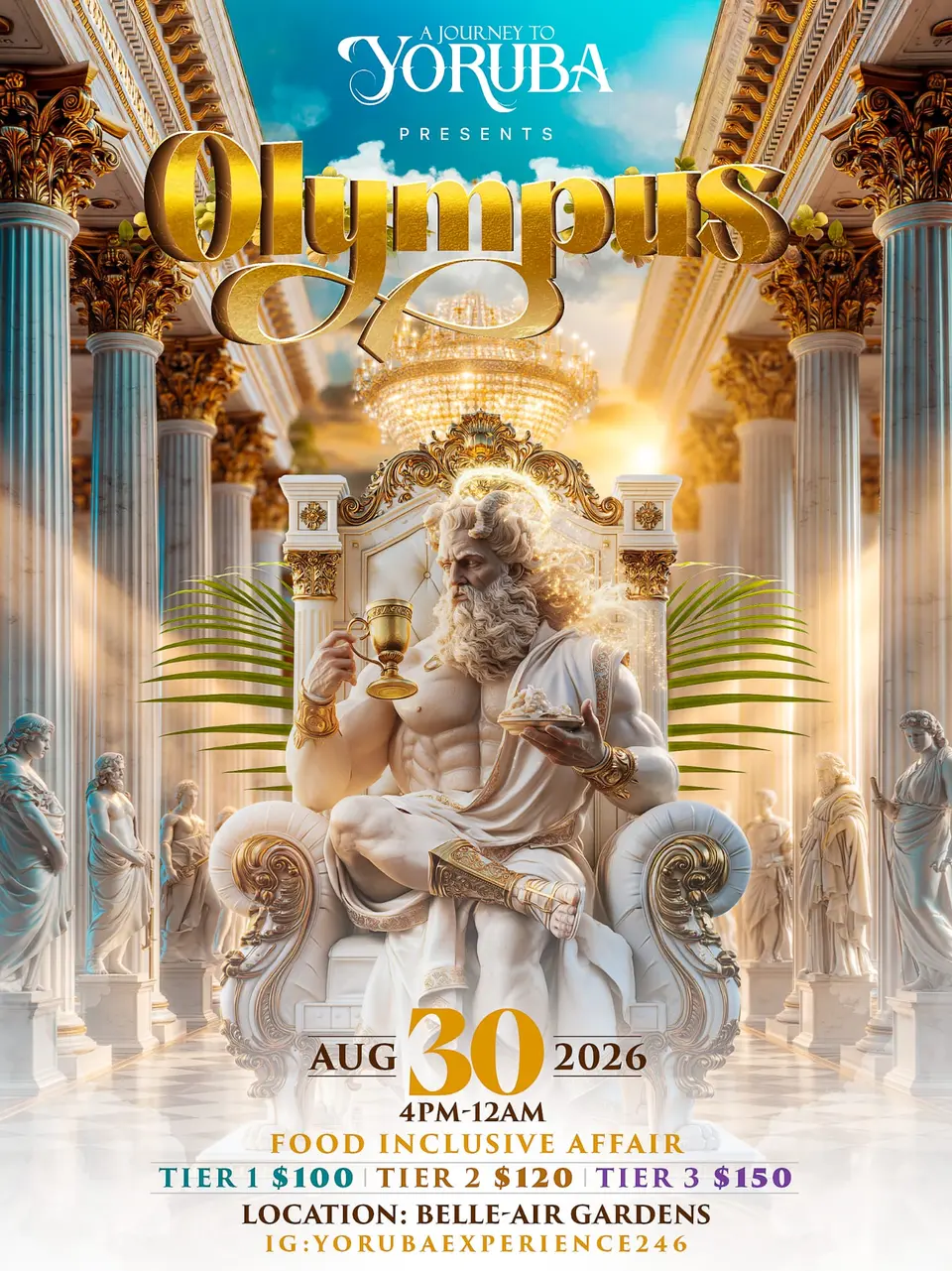 A Journey To Yoruba - Olympus flyer or graphic.