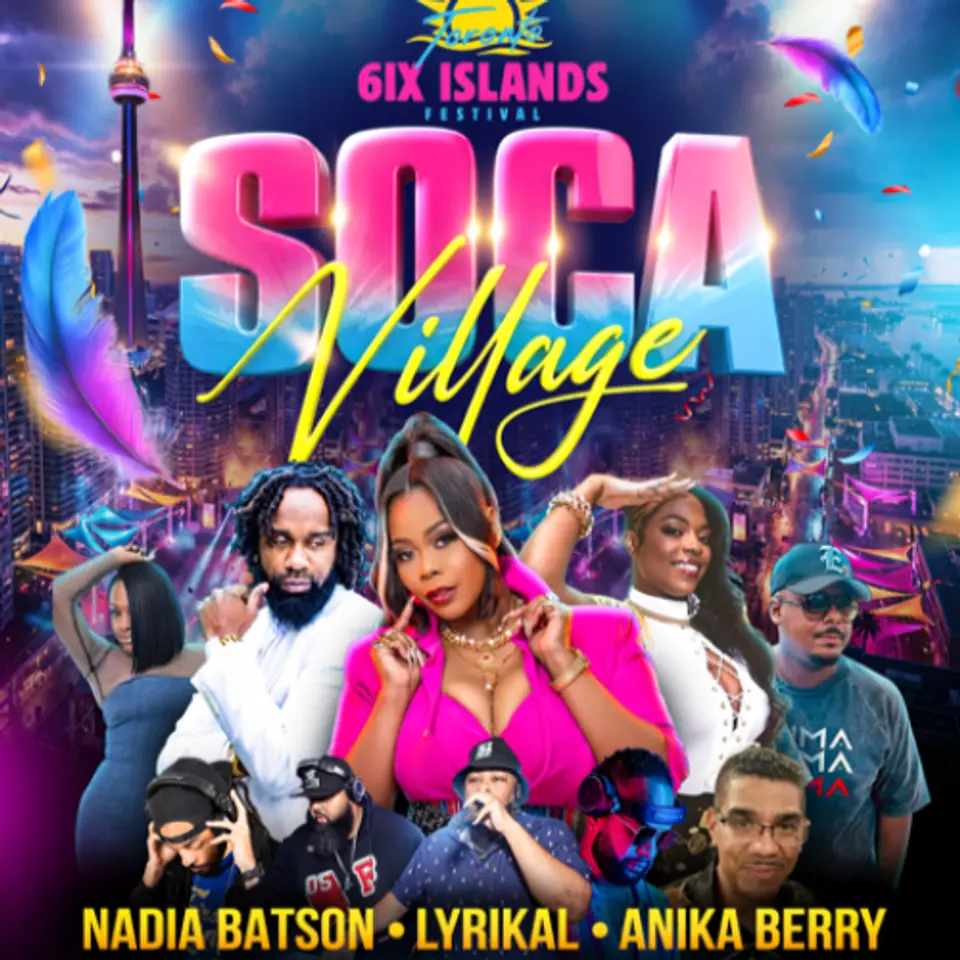 Soca Village - 6IX Islands Festival flyer or graphic.