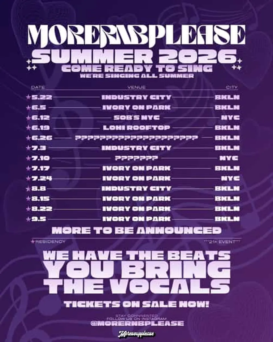 More RnB Please flyer or graphic.