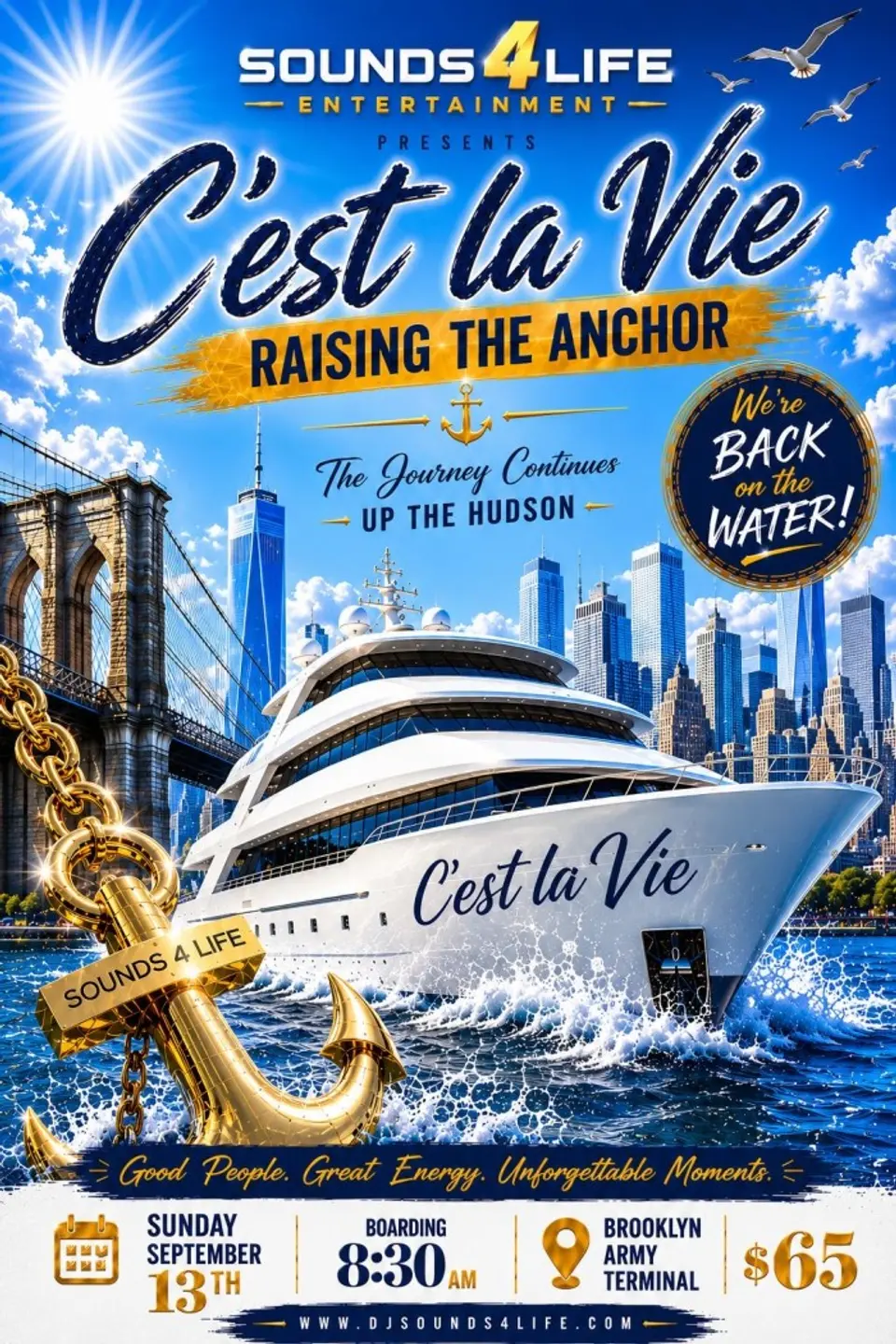 C’EST LA VIE flyer or graphic.