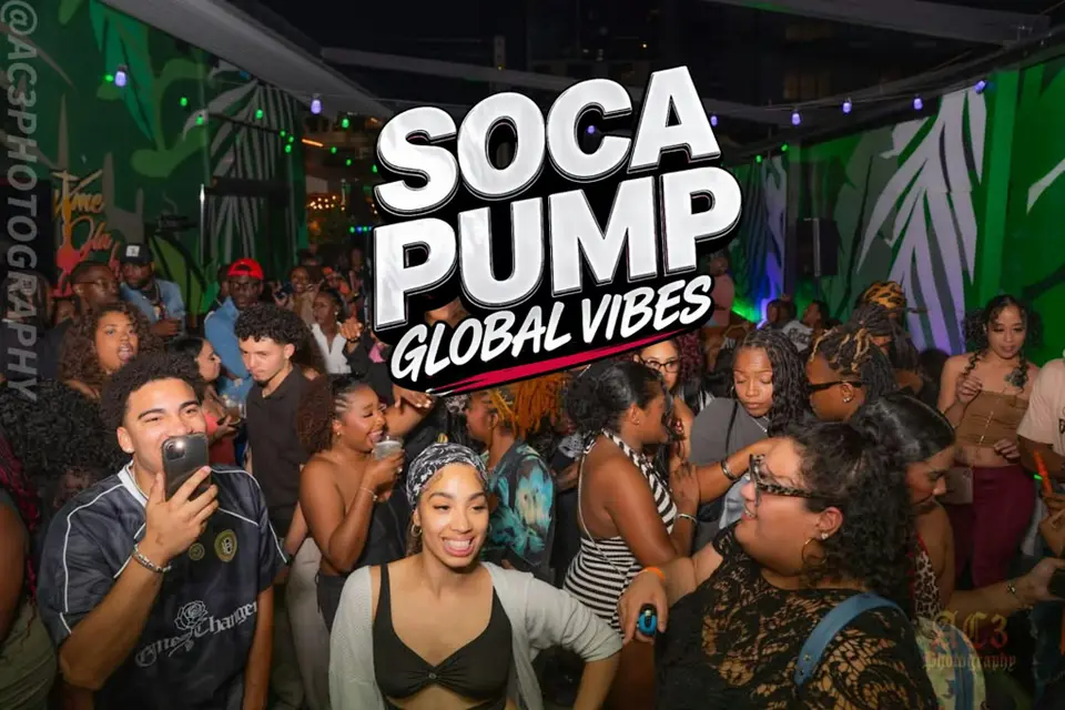 Soca Pump - Tour DE Islands flyer or graphic.