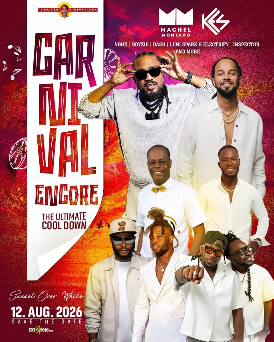 Carnival Encore 2026 flyer or graphic.