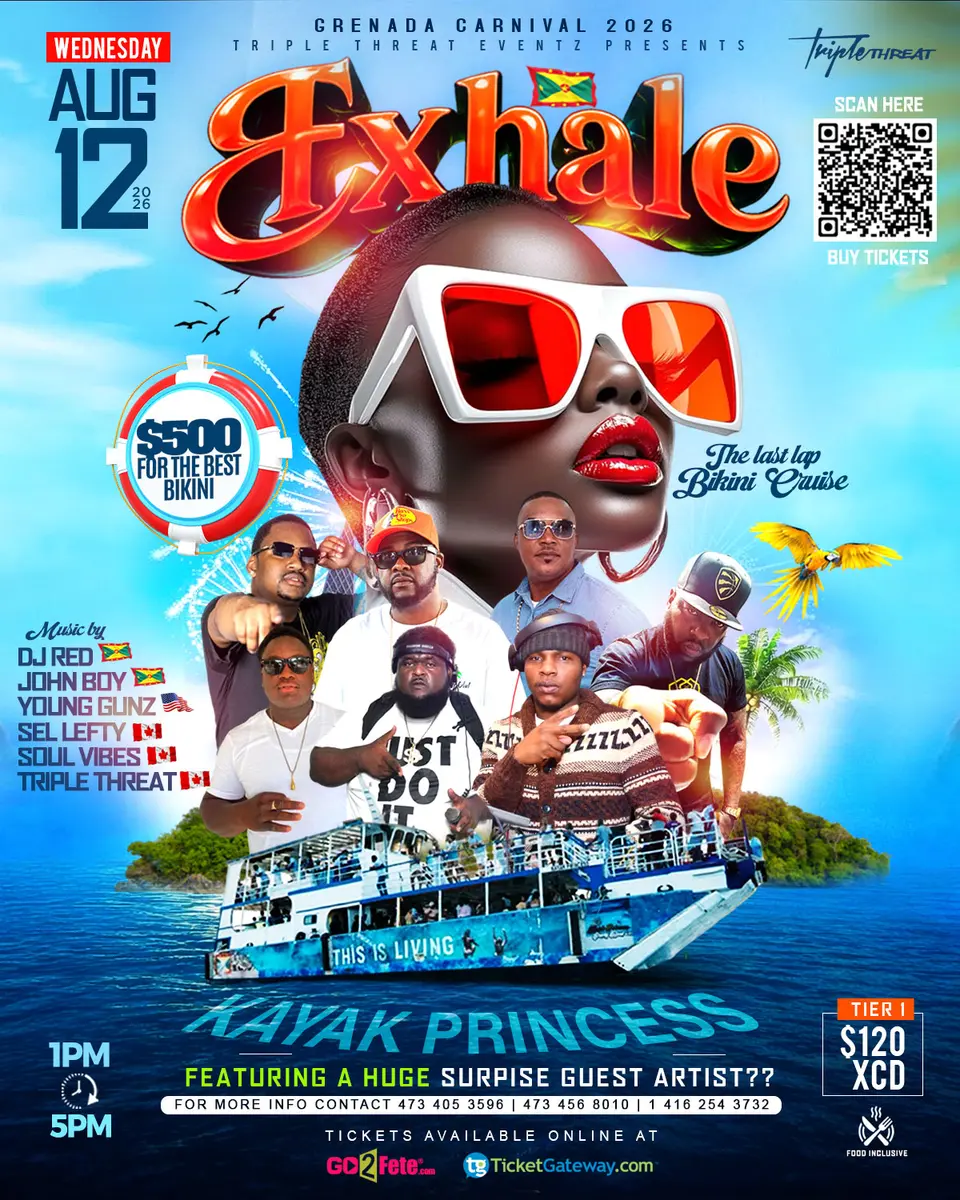 Exhale the Last Lap Bikini Cruise flyer or graphic.