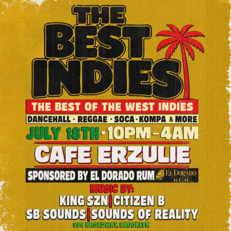 The Best Indies flyer or graphic.