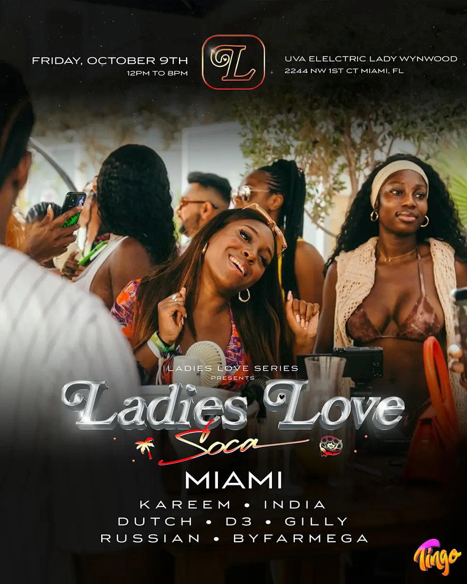 Ladies Love Soca flyer or graphic.