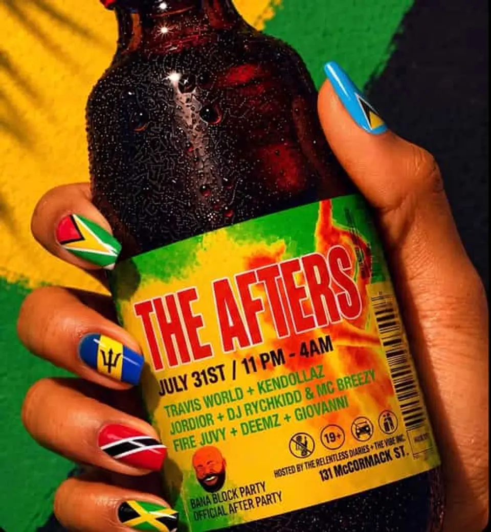 THE Afters flyer or graphic.