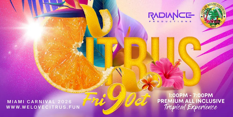 Citrus flyer or graphic.