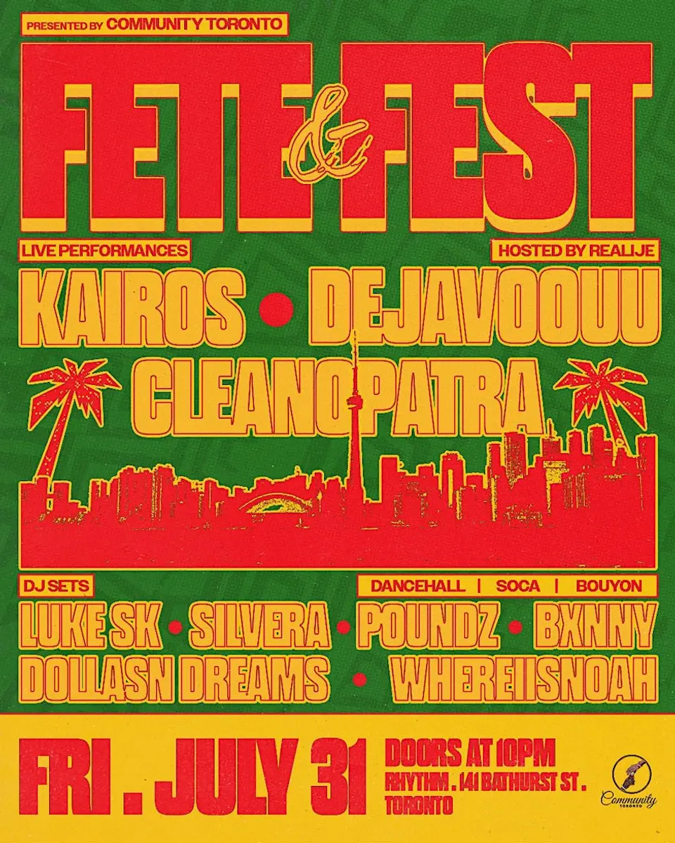 Fete & Fest flyer or graphic.