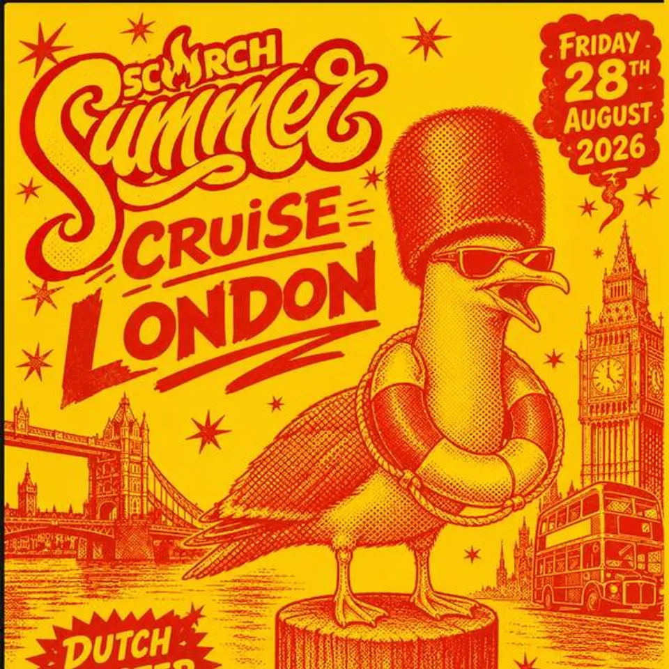 SCORCH Summer Cruise London 26 flyer or graphic.