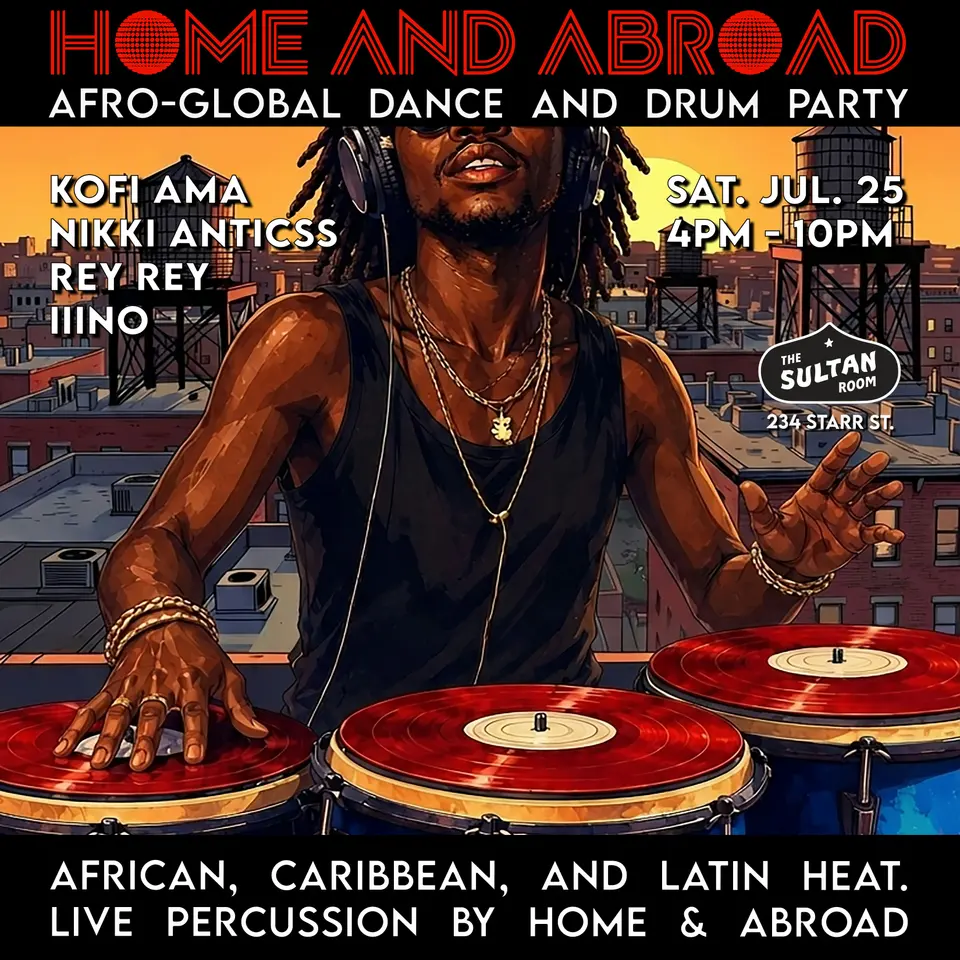 Home & Abroad flyer or graphic.