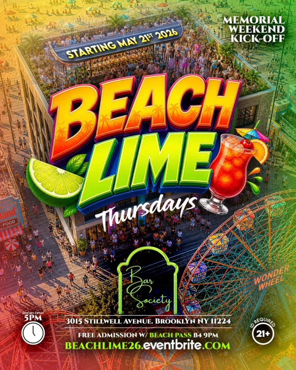 Beach Lime Thursdays flyer or graphic.