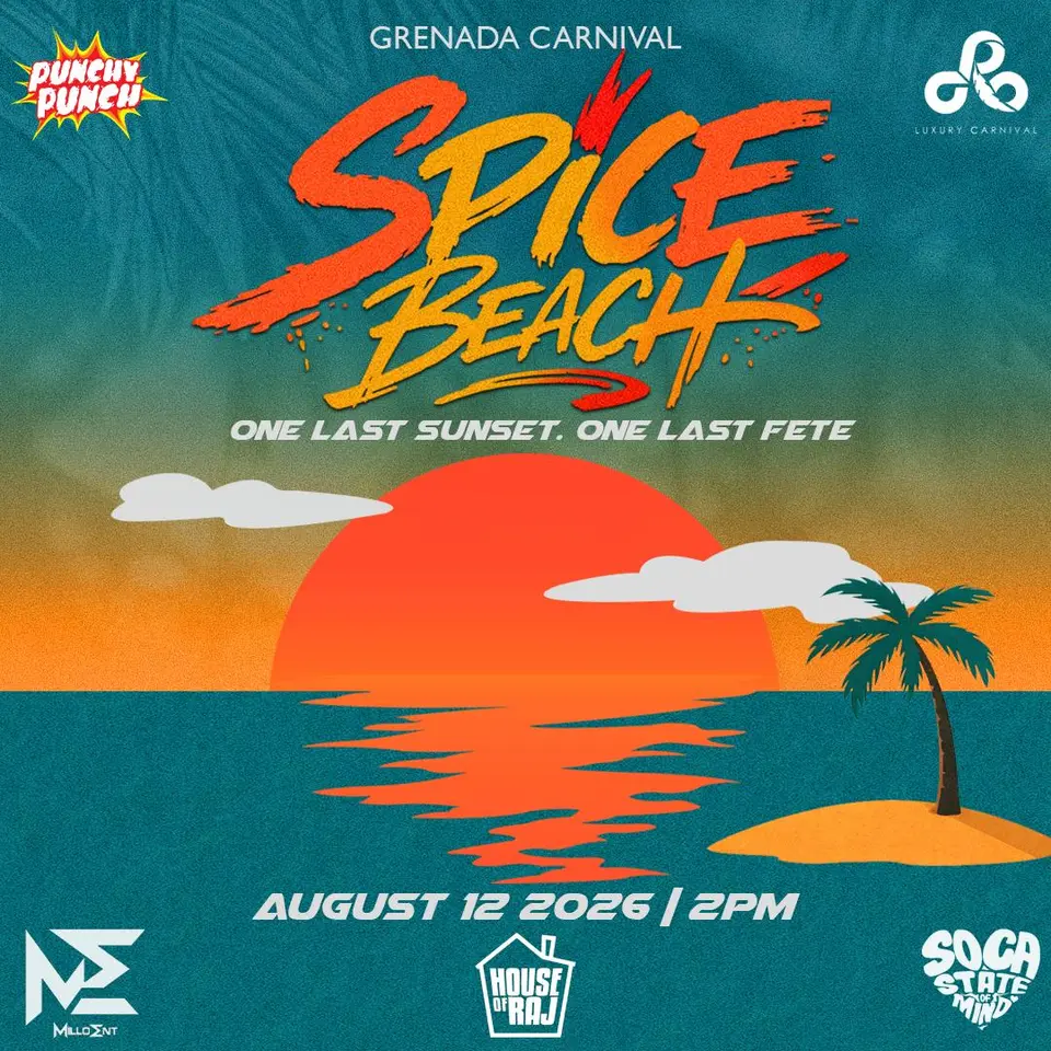 Spice Beach flyer or graphic.