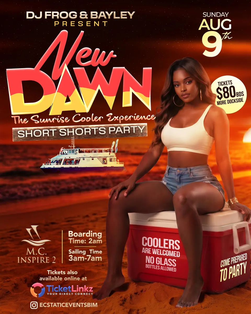 New Dawn - The Sunrise Cooler Experience flyer or graphic.