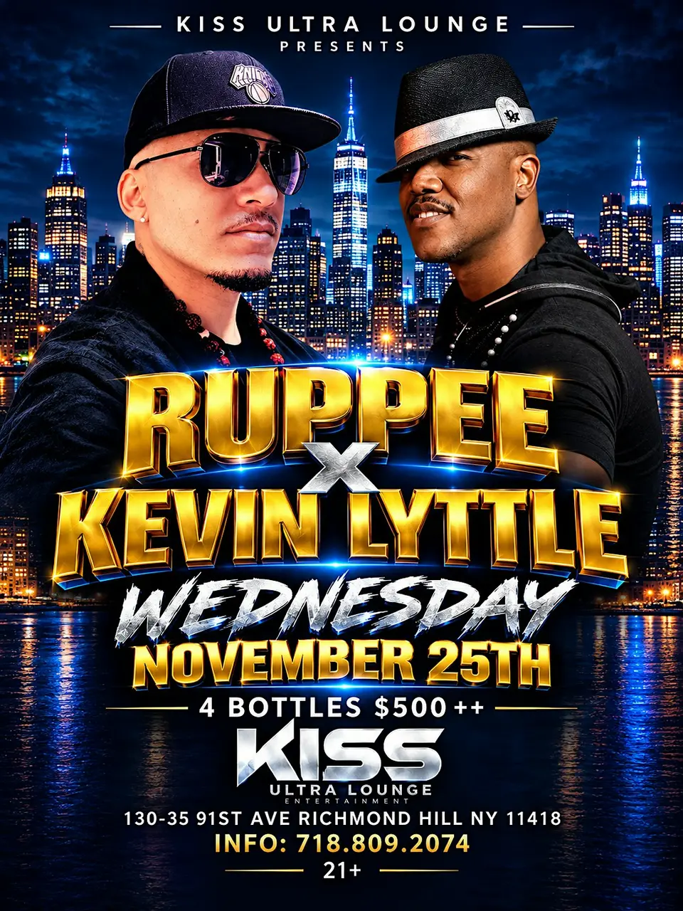 Rupee & Kevin Lyttle flyer or graphic.
