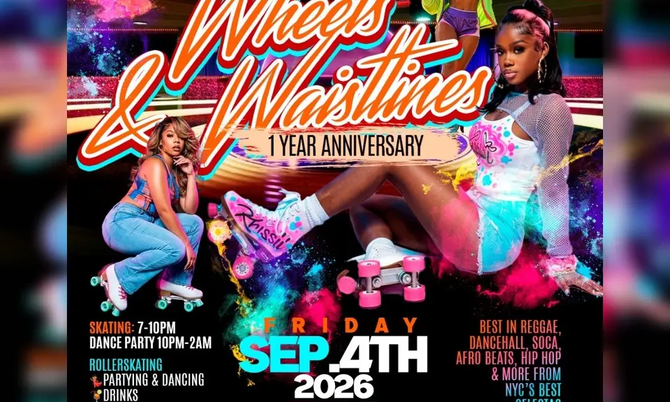 Caribbean Skate Night flyer or graphic.