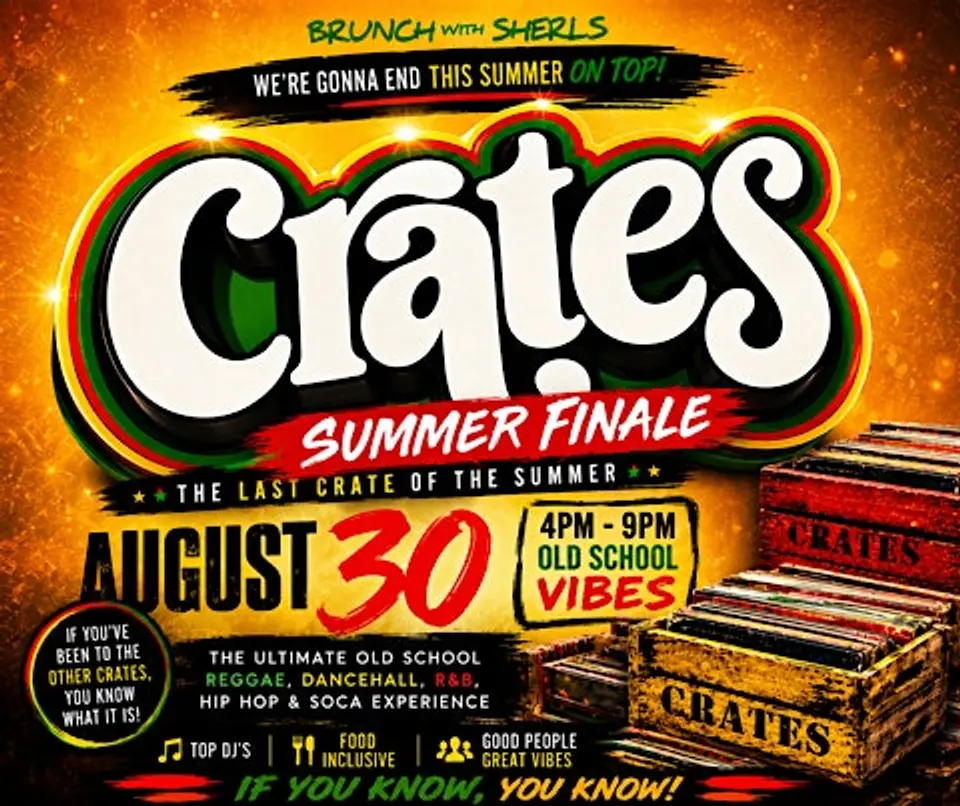 CRATES - The Summer Finale flyer or graphic.