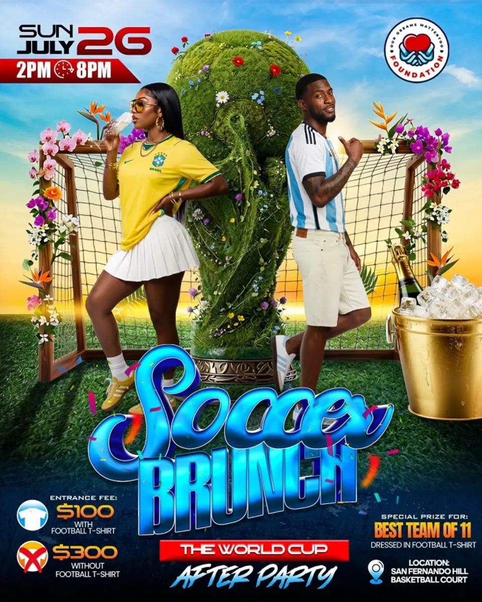 Soccer Brunch - The Worldcup After Party flyer or graphic.