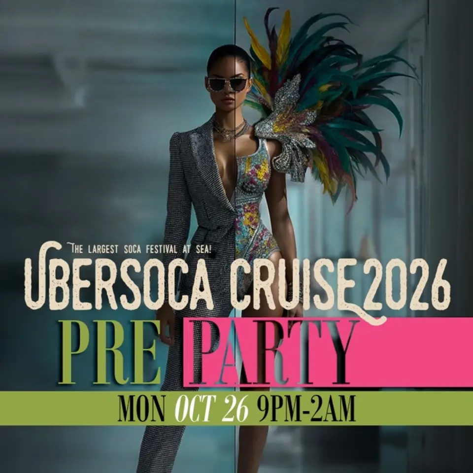 Ubersoca Cruise Alter-Ego Pre-Party flyer or graphic.