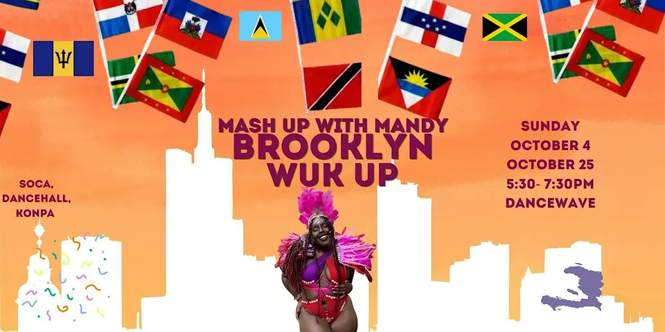 Dance Class Mash Up With Mandy flyer or graphic.