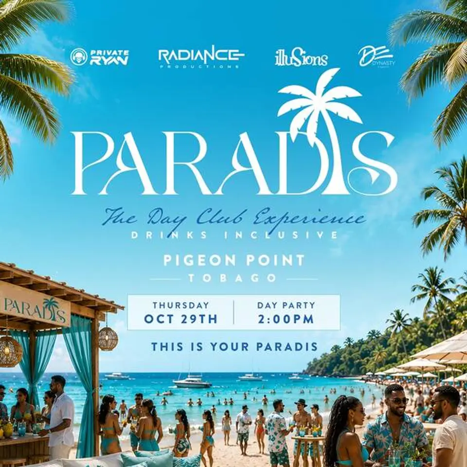 Paradis - The Day Club Experience flyer or graphic.