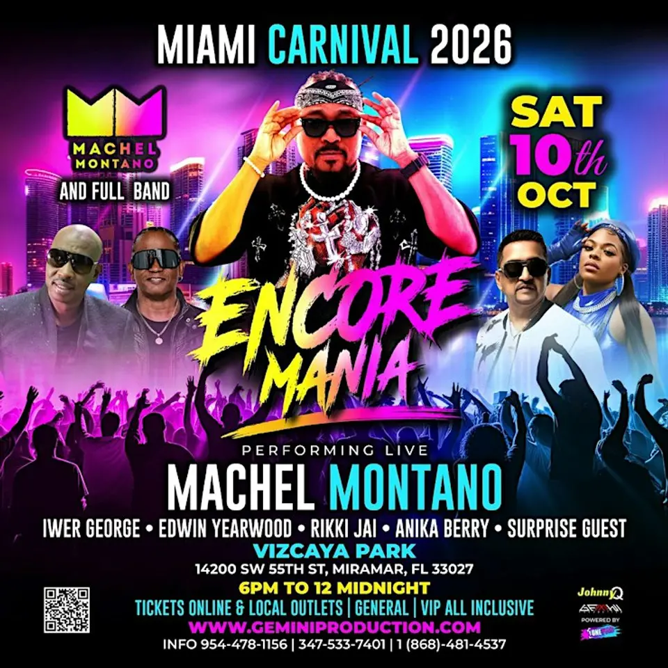 Encore Mania flyer or graphic.