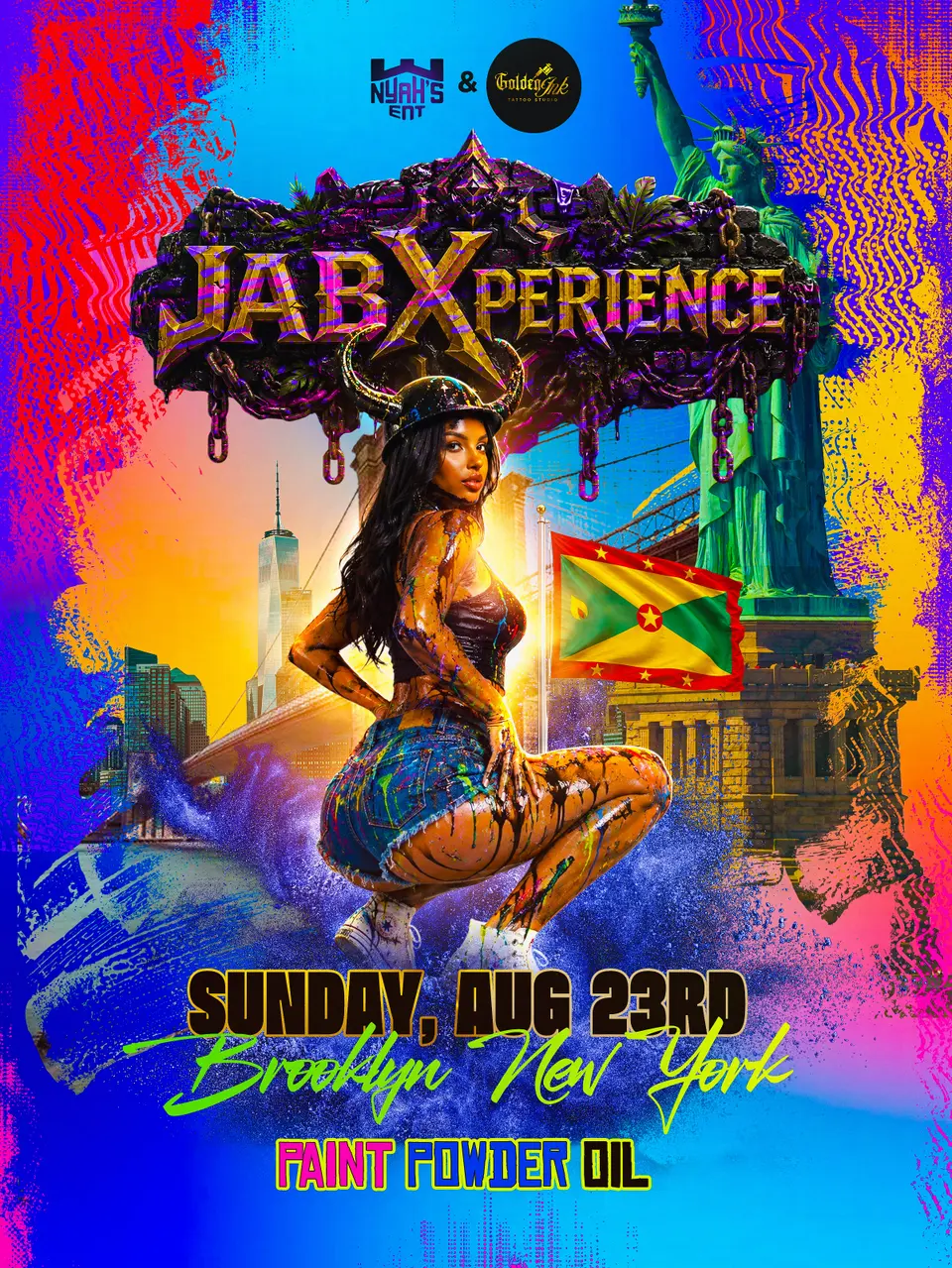 Jabxperience flyer or graphic.