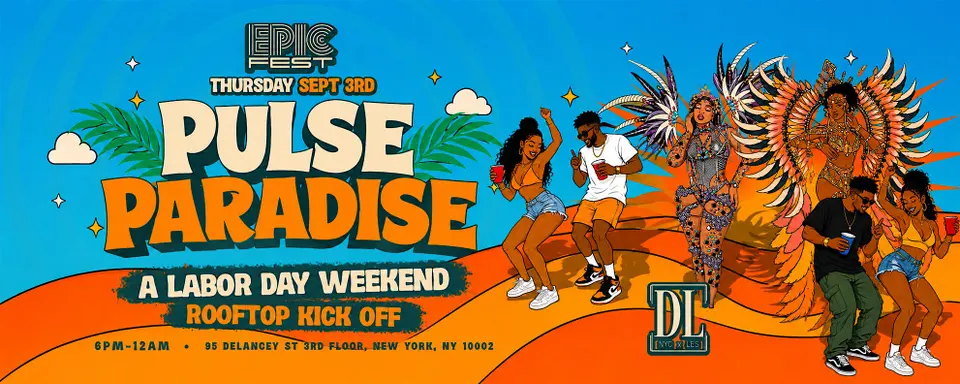 Pulse Paradise flyer or graphic.
