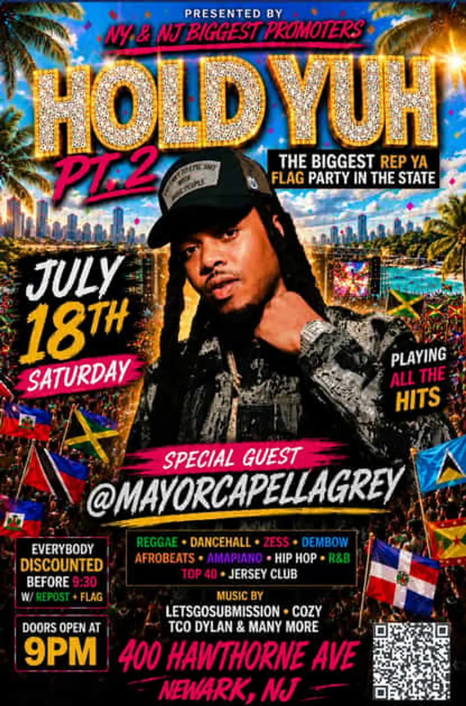 Hold Yuh PT2 flyer or graphic.