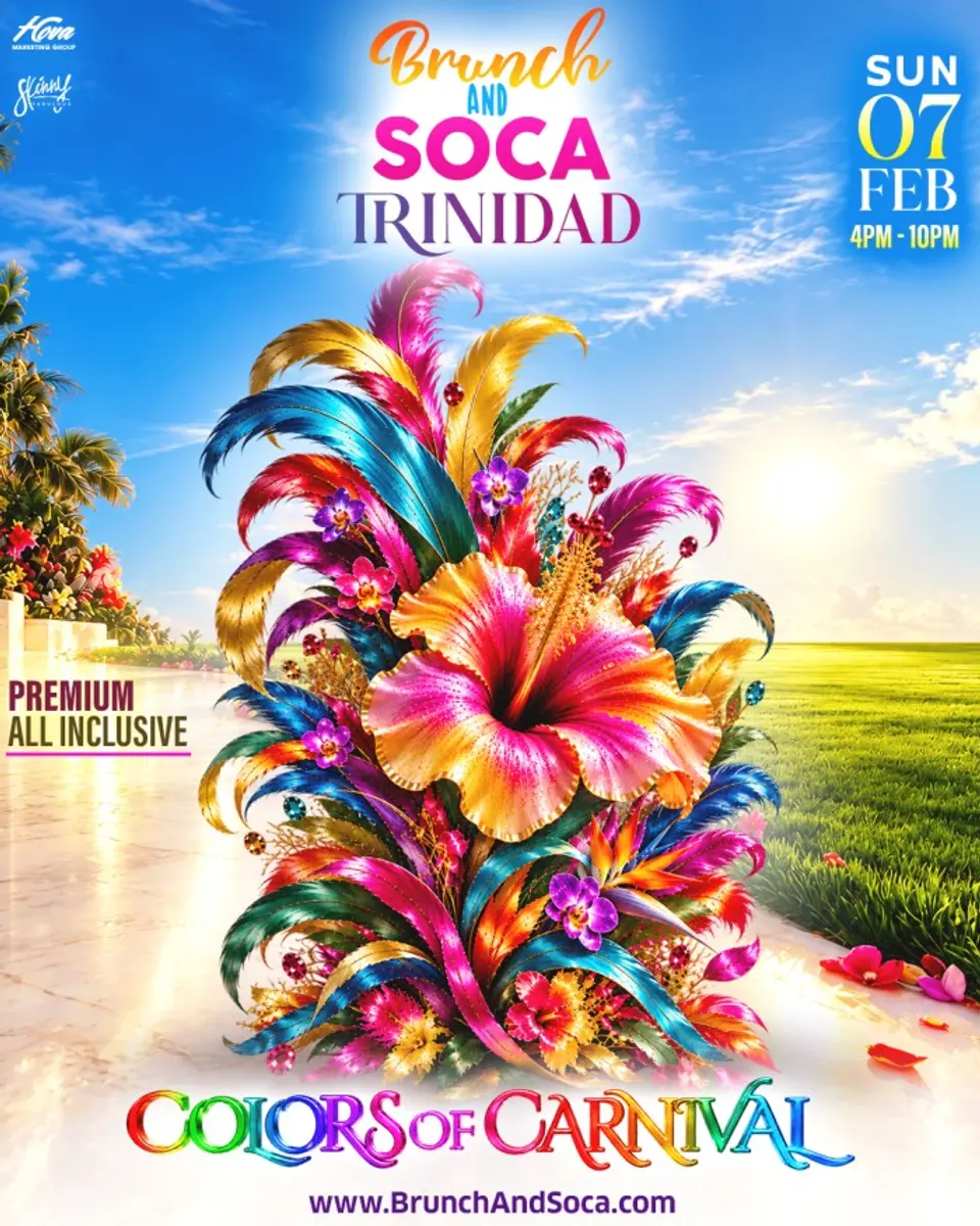 Brunch And Soca Trinidad flyer or graphic.