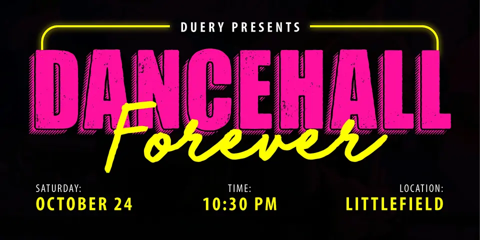 Dancehall Forever flyer or graphic.