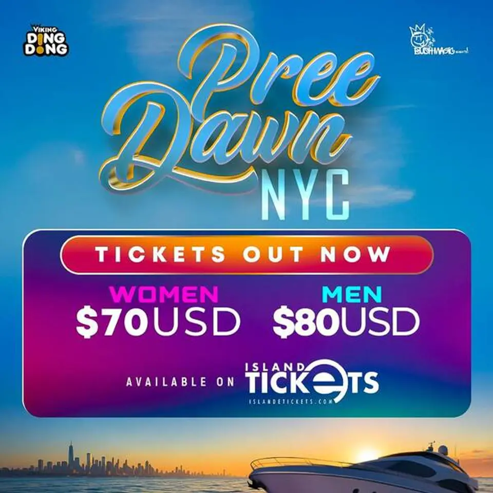 Pree Dawn NYC flyer or graphic.