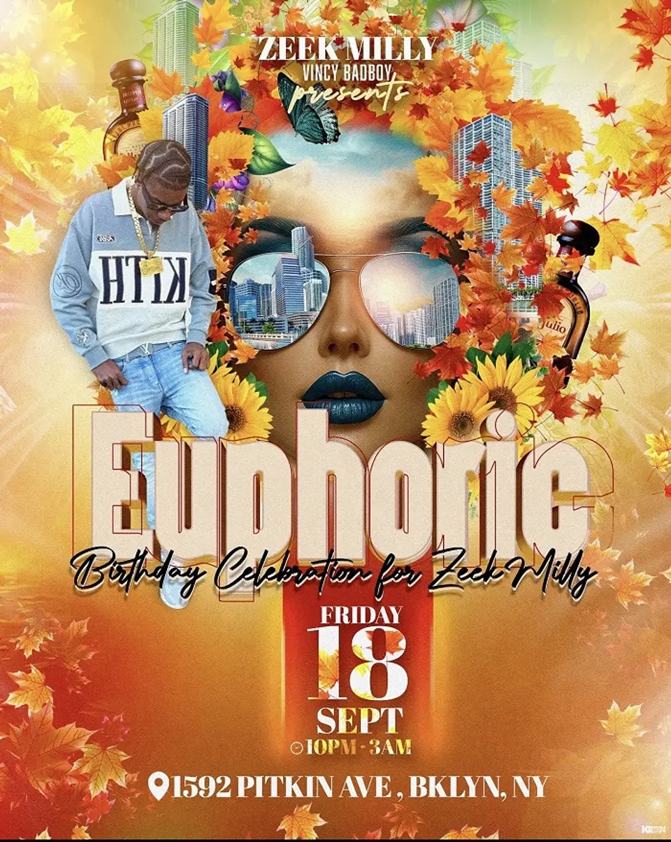 Euphoric flyer or graphic.