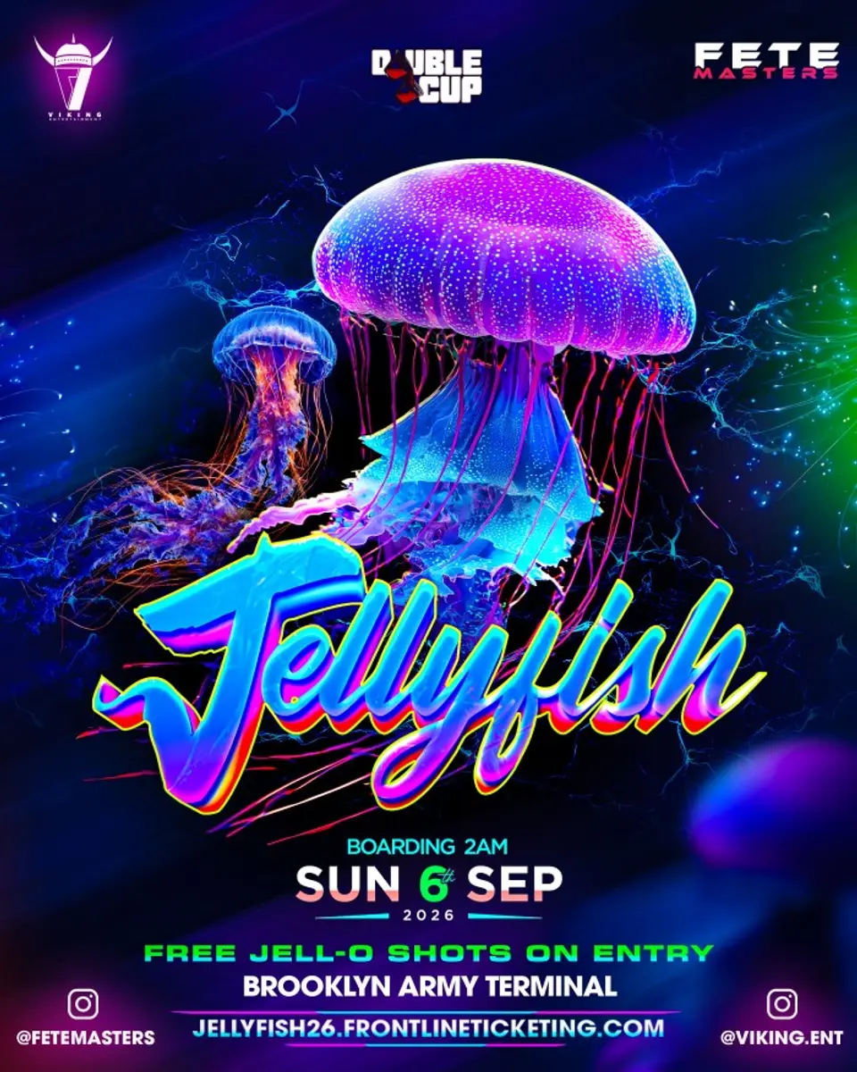 Jellyfish flyer or graphic.
