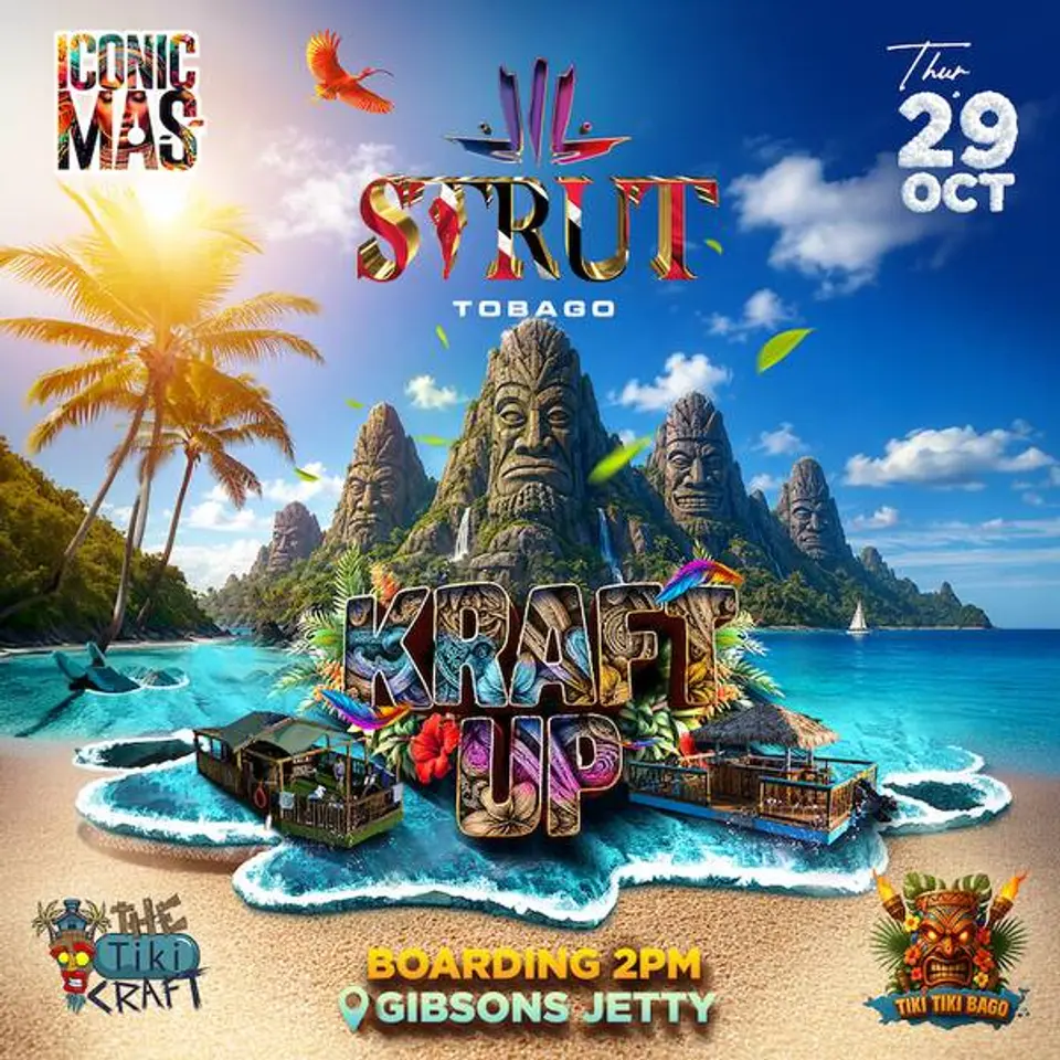 Strut Tobago- Kraft Up flyer or graphic.