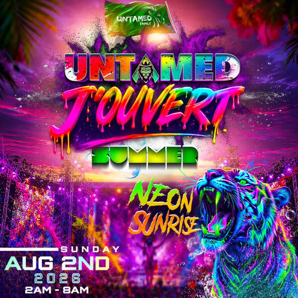 Untamed Jouvert Summer flyer or graphic.