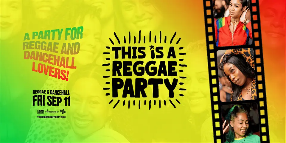This is a REGGAE Party - NYC - Sep flyer or graphic.