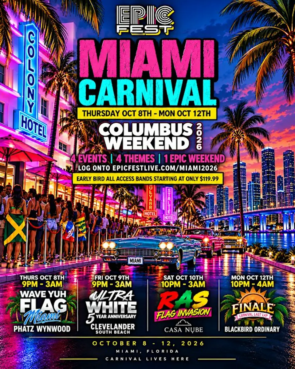 Epic Fest Miami Carnival flyer or graphic.