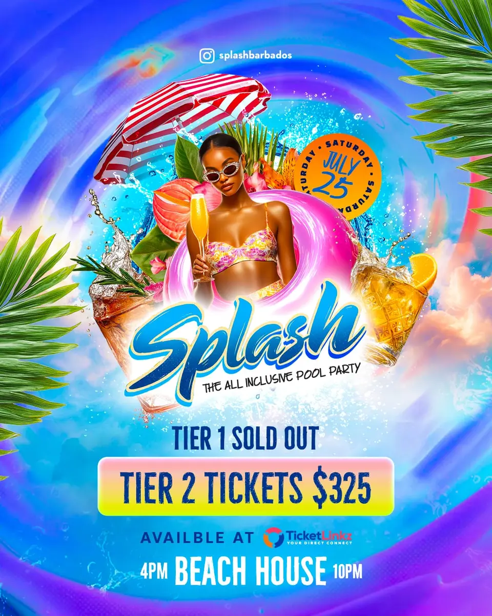 Splash Pool Party flyer or graphic.