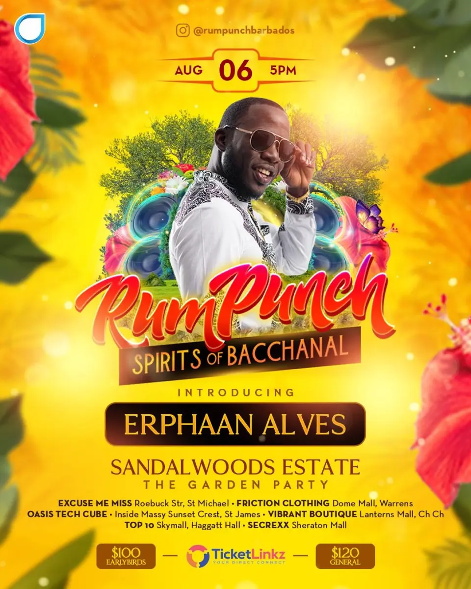 RumPunch – Spirits of Bacchanal flyer or graphic.