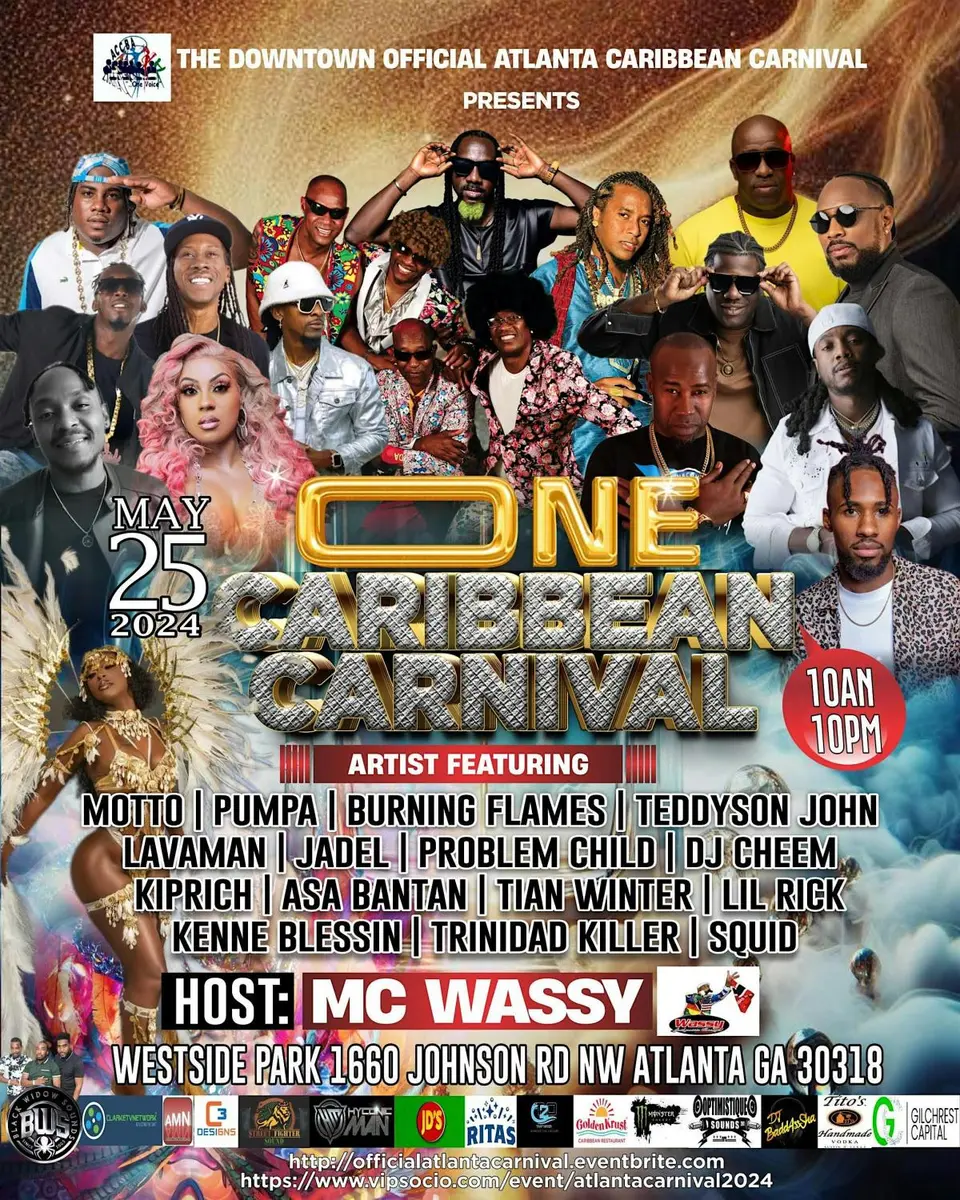 One Caribbean Carnival flyer or graphic.