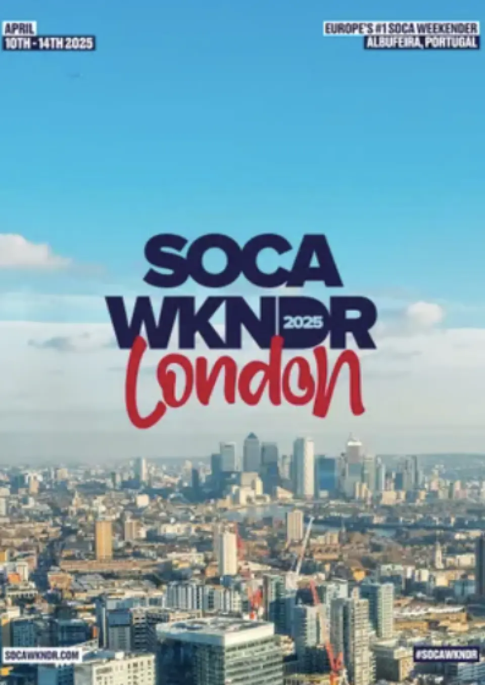 Soca Wkndr London flyer or graphic.