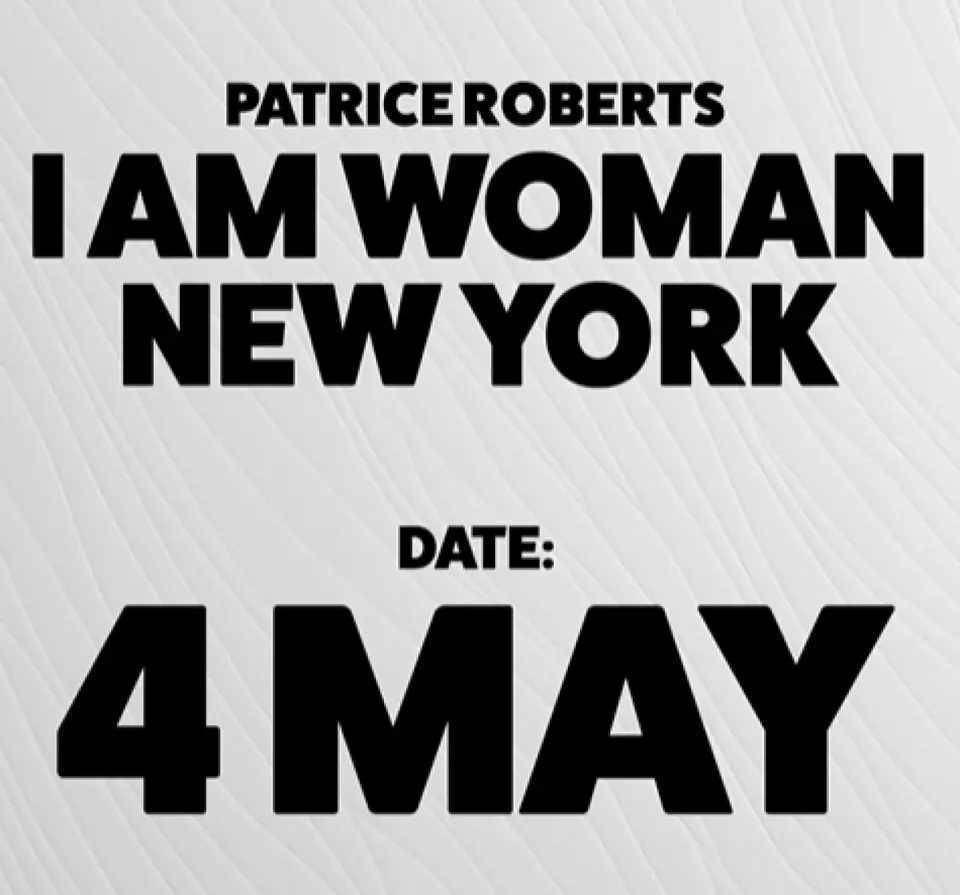 I Am Woman flyer or graphic.