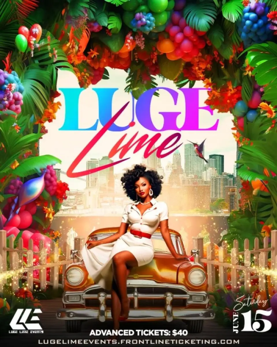 Luge Lime flyer or graphic.