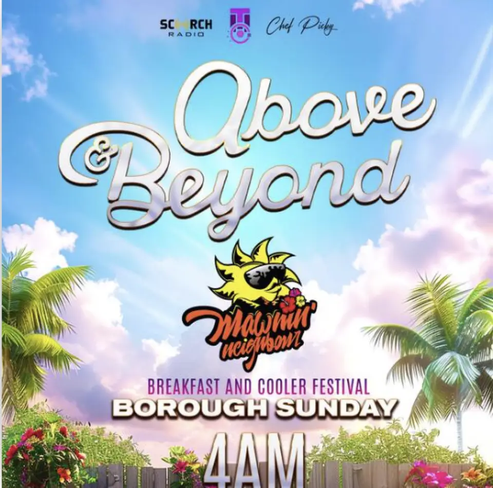 Mawnin Neighbor - Above & Beyond flyer or graphic.