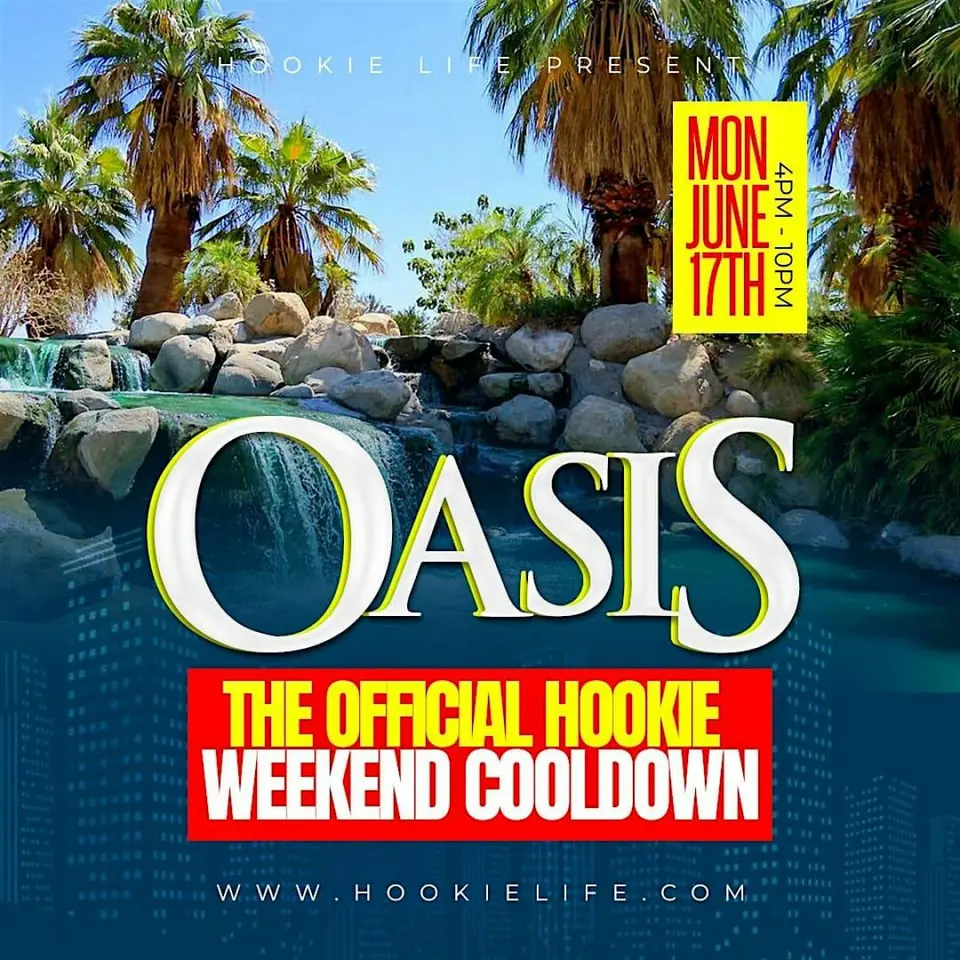 Oasis D.C. flyer or graphic.