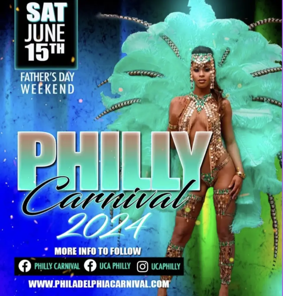 Philly Carnival Parade Festival & Concert flyer or graphic.