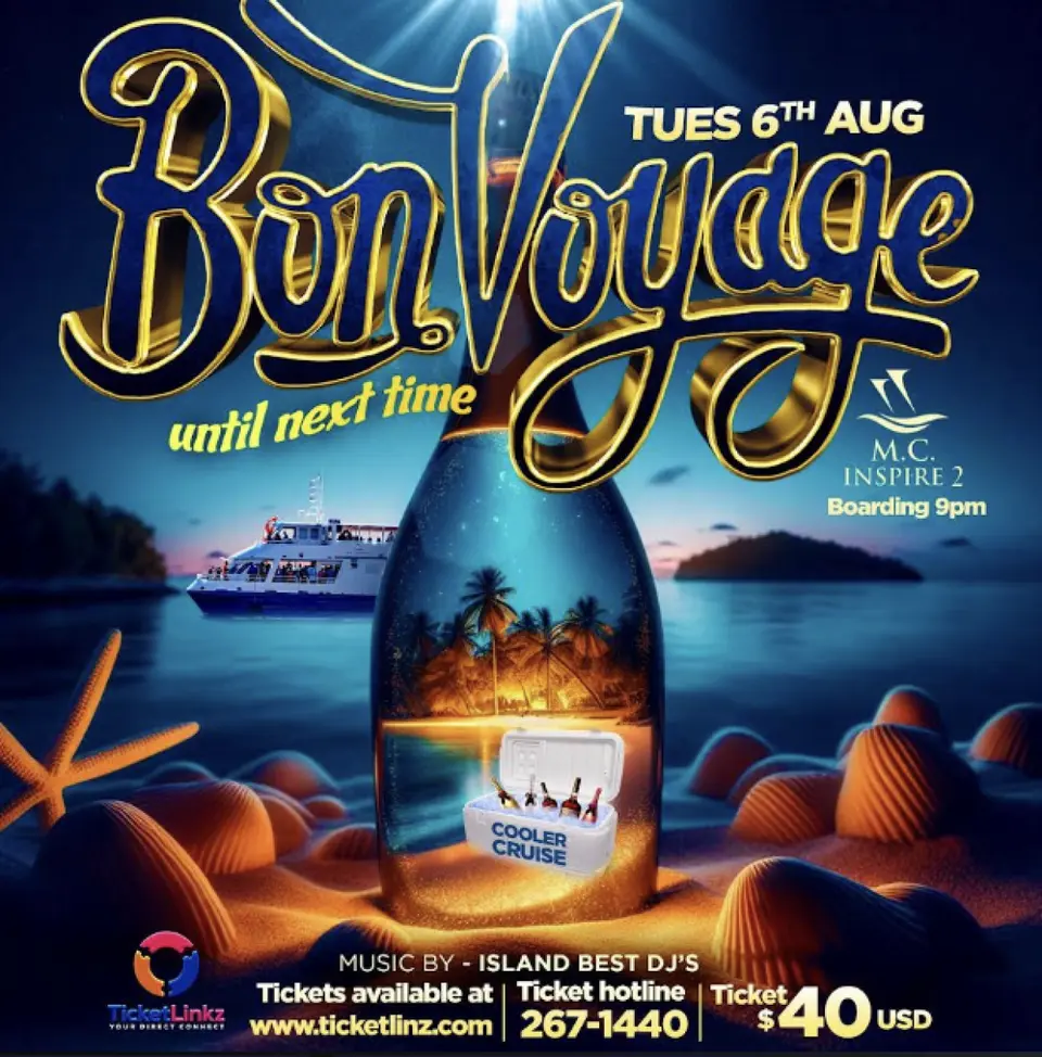 Bonvoyage flyer or graphic.